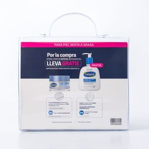 Kit Piel Grasa A Mixta Water Gel 48g + Gratis Limpiador PG 237ml - Cetaphil