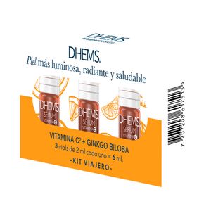 Kit Viajero Sérum Vitamina C  3und - Dhems