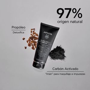 Black Detox Cleansing Jelly - Gel limpiador - Apivita