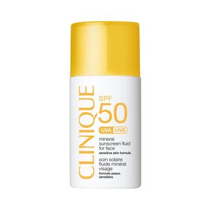 Protector Solar SPF 50 Mineral Sunscreen Fluid for Face - Clinique