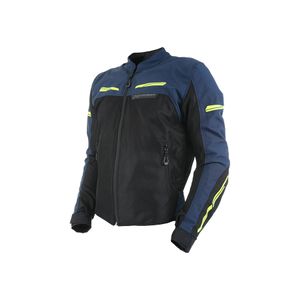 Chaqueta Proteccion Para Moto Genesis Pro Verano Azul Hombre