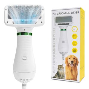 Cepillo Secador Pelo Mascotas Gatos Perros Peinar 300W Portatil