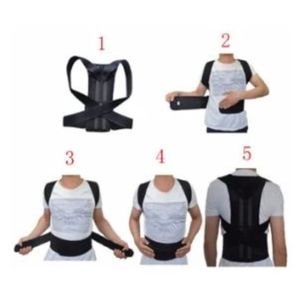Corrector Postura Espalda Dolor Posture Unisex Negro TALLA L