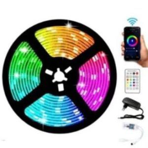Cinta De Luz Led 5 Metros, Control, 16 Colores