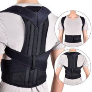 Corrector Postura Espalda Dolor Posture Unisex Negro TALLA XL