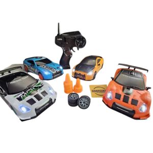 Auto de coleccion drift RC de 2.4 G a control remoto Naranja