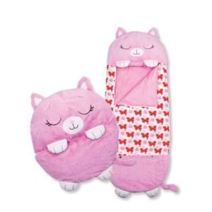 SACO DE DORMIR PARA NIÑOS HAPPY NAPPERS GATO ROSA