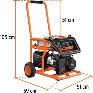 Truper GEN-25X, Generador eléctrico a gasolina, 2, 500 W