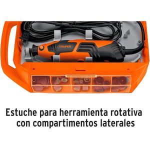 Herramienta rotativa profesional 150 W con 201 accesorios Truper