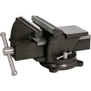 Tornillos de banco base giratoria 360°, 5"hierro gris Pretul TB-5P