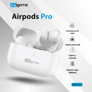 audífonos inalámbricos IGOMA IG-5 Airpods Pro – Blancos