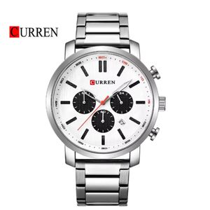 Reloj CURREN 8315 Para Hombre Plateado