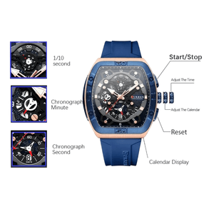 Reloj Curren Modelo 8443 Deportivo - Azul Oscuro