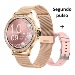 Reloj inteligente Mobulaa AMOR Dama - Oro rosa