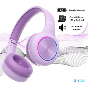 Audifonos Diadema G-TIDE C1 – Morado