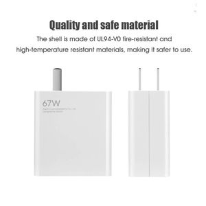 Cargador Xiaomi Carga Rápida 67W Tipo C