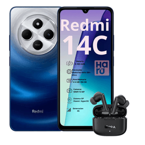 Celular Xiaomi Redmi 14C 256GB/4GB RAM – Azul