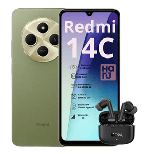 Celular Xiaomi Redmi 14C 128GB/4GB RAM – Verde