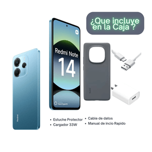 Celular Xiaomi Redmi Note 14 256 GB/8 GB RAM Azul