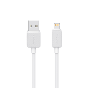Cable Usams KY Lightning a USB 2.4A 1m Blanco (US-SJ689)