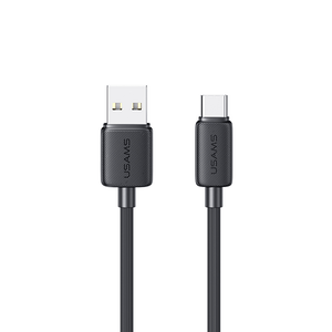 Cable Usams  KY Tipo-C a USB 3A 1m Negro (US-SJ688)