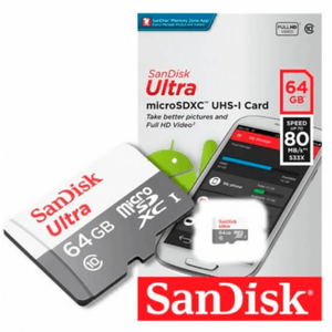 Micro SD Sandisk Almacenamineto 64GB