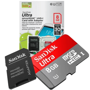 Micro SD Sandisk Almacenamiento 8GB