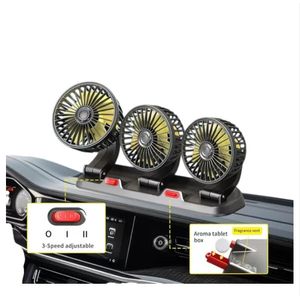 Ventilador De Carro De Triple Cabezal