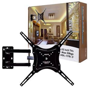Soporte TV Versátil! 14" a 55", Ecualizable, 50Kg
