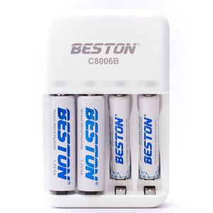 Cargador + Pilas Recargables AA/AAA Beston