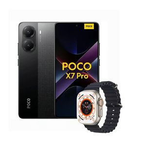 Celular Xiaomi Poco X7 PRO 5G 256GB 12RAM negro + Reloj