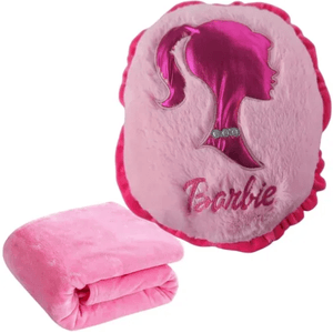 Peluche Barbie Decorativo Con Cobija