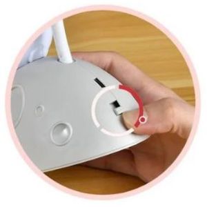 Lampara Luna Astronauta Acostado 3d Recargable Escritorio Mesa Azul