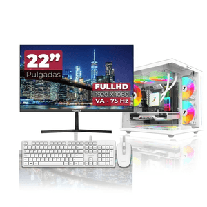 Computador Gamer Janus Ryzen 5 5600GT SSD 512 GB M2 RAM 16GB  MONITOR JANUS IPS 22 100HZ Fuente 400W