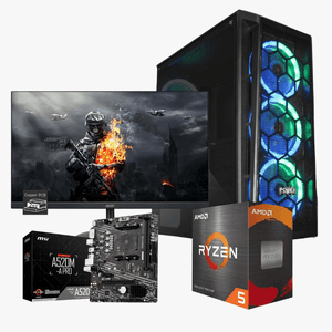 Computador PowerGroup Monitor 22 Pulgadas Procesador AMD RYZEN 4600G 3.7GHZ Memoria 16GB Disco Duro SSD 512GB  Sistema Operativo Linux