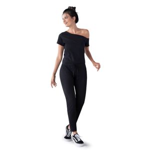 Enterizo Largo Mujer Negro Rutta 88121