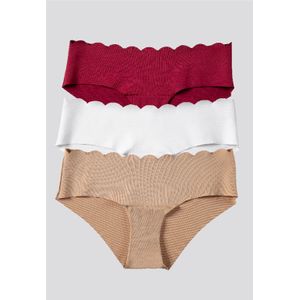 Cachetero Paq X3 Mujer Blanco/Caramelo/Vino FI 91000