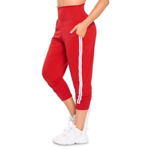 Pantalón Sudadera Mujer Rojo Mp 77685
