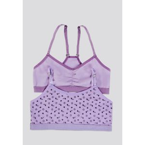 Top Paq X2 Infantil Lila Tech/Estampado FI 3849