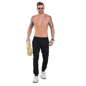 Jogger Hombre Negro Mp 3025
