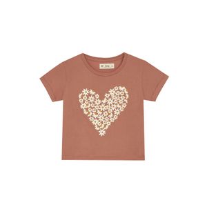 Camiseta básica estampada para niña