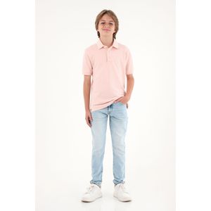 Jean Slim tono acid wash claro para niño