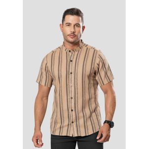 Camisa Hombre Caramelo Mp 106420