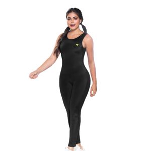 Enterizo Largo Mujer Negro Fi 87216