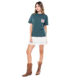 Camiseta Manga Corta Con Estampado Punto Corazón