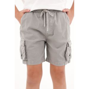 Bermuda gris tipo cargo para niño