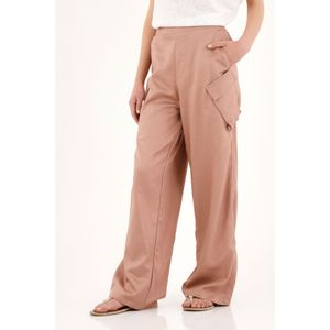 Pantalón Oversize con bolsillos tipo cargo para mujer