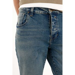 Jean Skinny tiro medio azul para hombre
