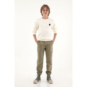 Jean estilo jogger verde para niño