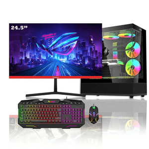 Computador Gamer MONITOR JANUS IPS 24.5" GAMER J24180FVGIPS 180HZ Procesador AMD RYZEN 5 5600GT DDR4 32GB RGB SSD 512GB M.2 Sistema Operativo Windows